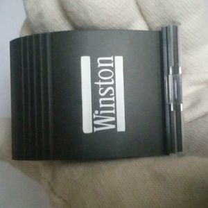 Collectible Rare Vintage Mini Winston Cigarette advertising Razor Shaver w Box